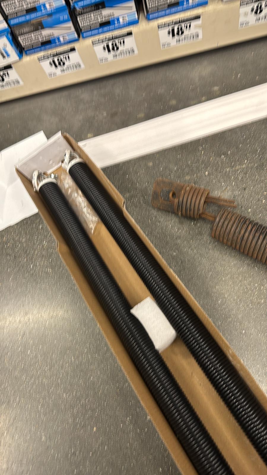 Torsion spring wear signs guide